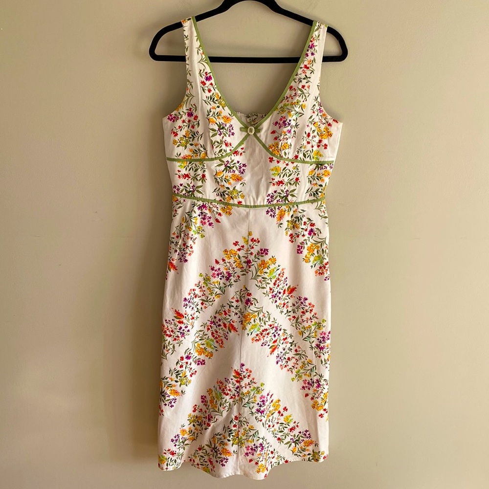 VTG R&K • cottage floral midi dress